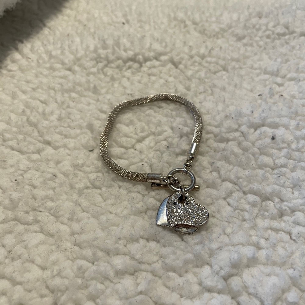 ☀️ 3 for $25 Sterling Silver Heart Bracelet ☀️